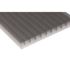 PolyX Polycarbonate Sheet Multiwall - 35mm x 700mm x 2.5mtr Bronze/ Opal