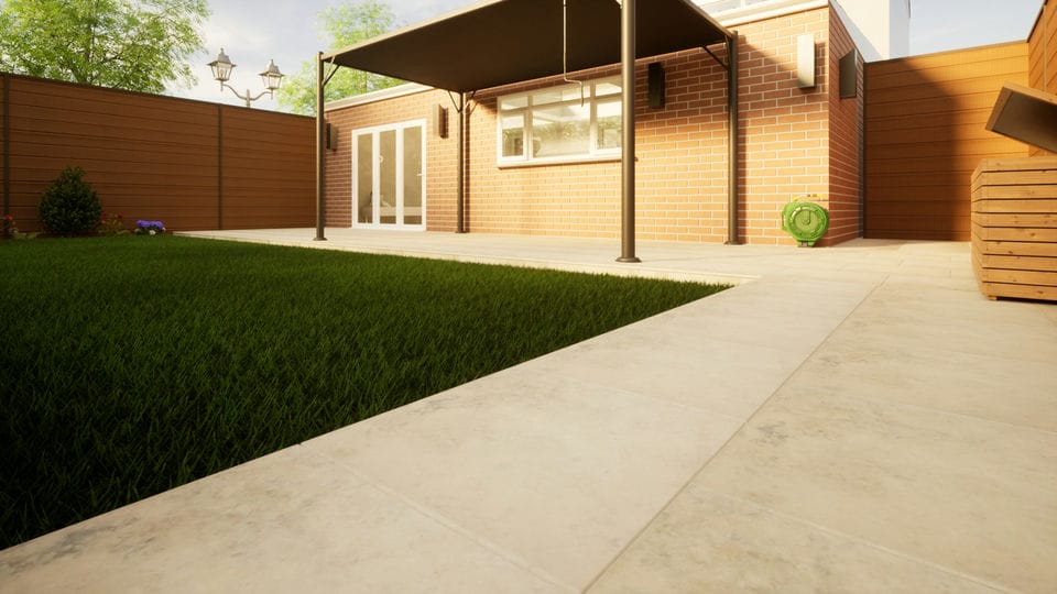 Porcelain Paving - 600mm x 600mm x 20mm Jura Grey - Pack of 2