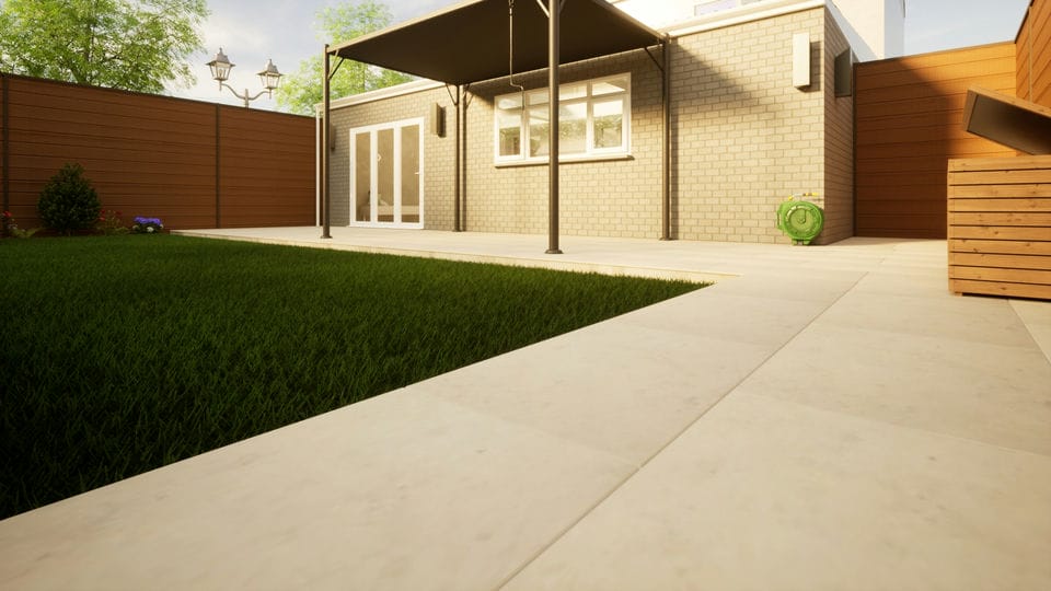 Porcelain Paving - 900mm x 600mm x 20mm Jura Grey - Pack of 2