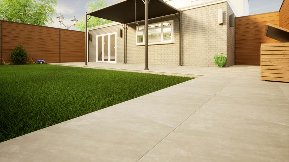 Pbsl Group Grey Porcelain Paving - 900Mm X 600Mm X 20Mm Kandla