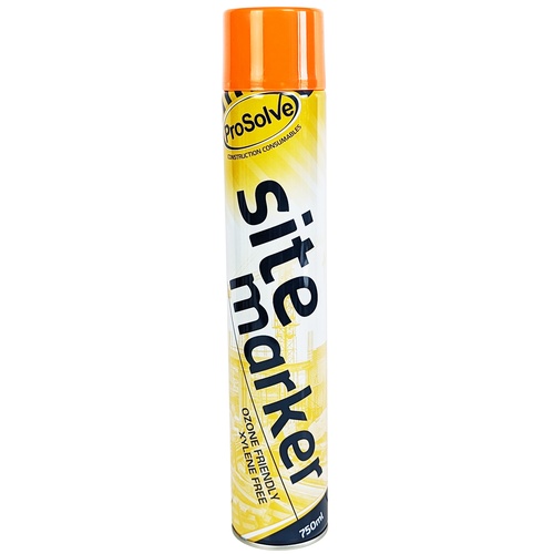 Prosolve Orange Aerosol Site Marker Paint - 750Ml