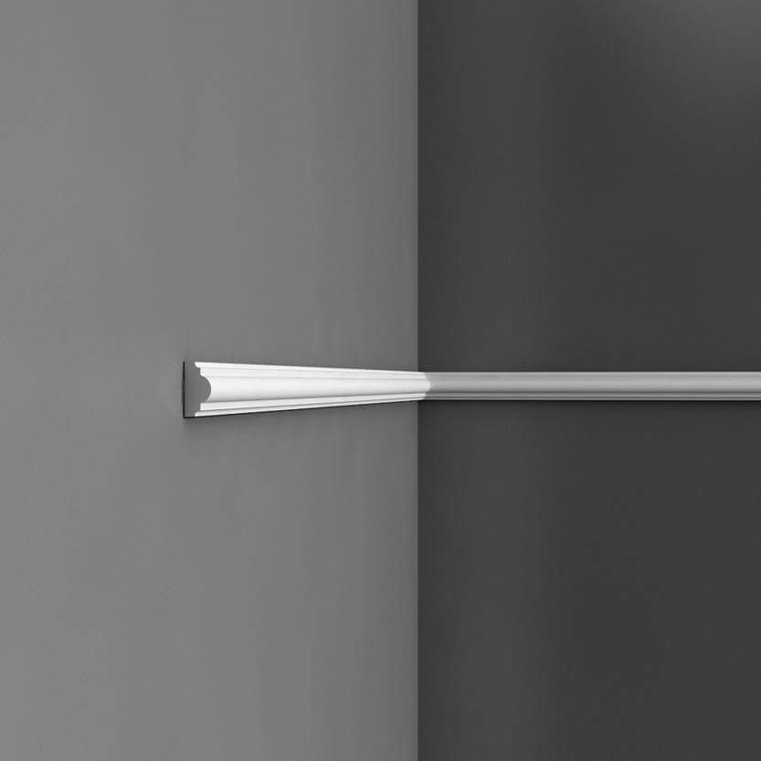 Panel Moulding Axxent Collection - 2000mm x 25mm x 15mm White