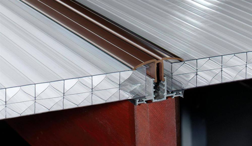 PolyX PVC Capped Rafter Bar Rafter Supported - 5mtr Brown
