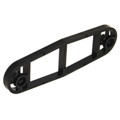 FloPlast Round Downpipe Spacer Bracket - 8mm Black