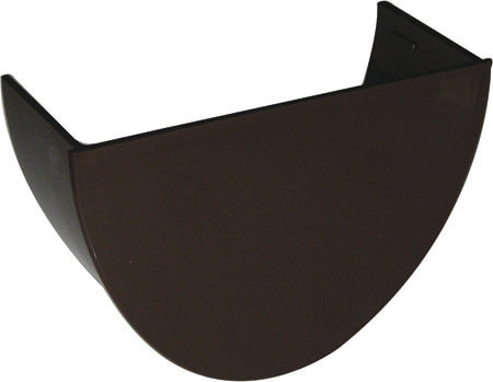FloPlast Deepflow/ Hi-Cap Gutter Internal Stopend - 115mm x 75mm Brown