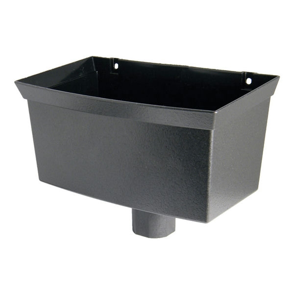 FloPlast Cast Iron Effect Universal Gutter Hopper