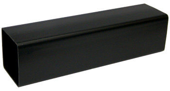 FloPlast Square Downpipe - 65mm x 5.5mtr Black