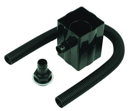 FloPlast Cast Iron Effect Square and Round Downpipe Rain Diverter