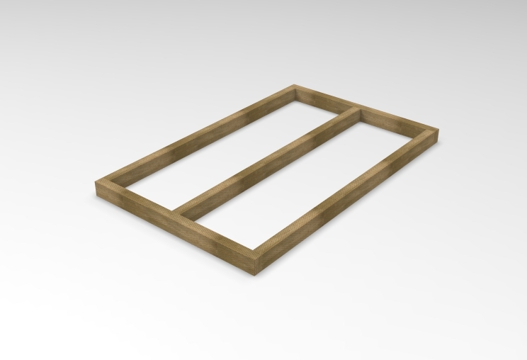 Shed Base for Forest Overlap Sheds - 5and#039; x 3and#039;