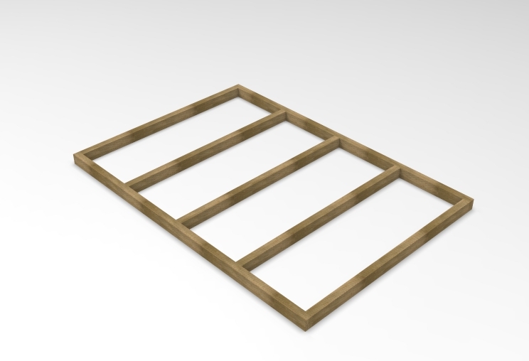 Shed Base for Forest Overlap And Shiplap Sheds - 7and#039; x 5and#039;