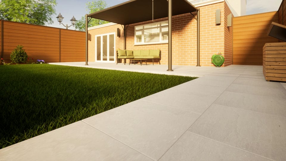 Pbsl Group Grey Sandstone Paving - 600Mm X 600Mm X 22Mm Kandla