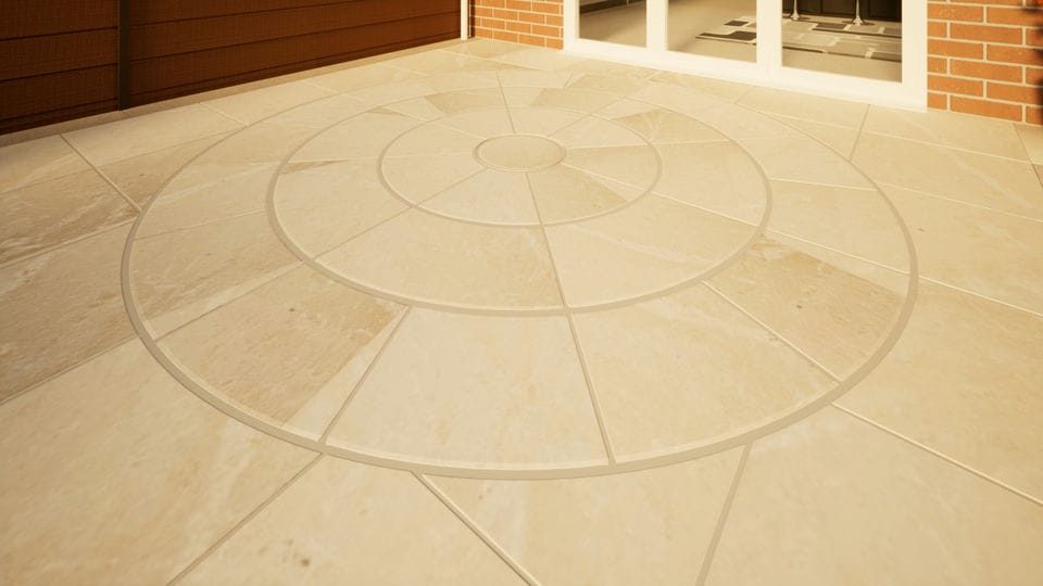 Sandstone Circular Paving - 2800mm Mint
