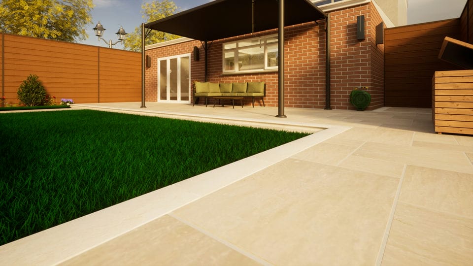 Sandstone Paving - Project Pack Raj Green