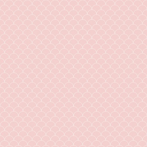 Acrylic Wall Panel - 1200mm x 2400mm x 4mm Scallop Blush