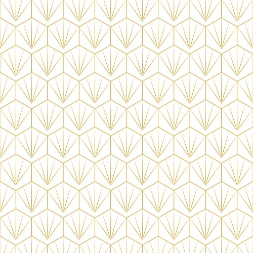 Acrylic Wall Panel - 1200mm x 2400mm x 4mm Deco Tile White andamp; Mustard