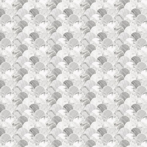 Acrylic Wall Panel - 896mm x 2400mm x 4mm Scallop Marble