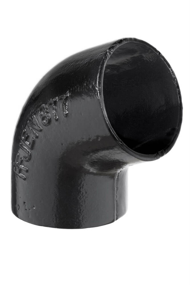 Push Fit Cast Iron Soil Bend - 67.5 Degree x 100mm