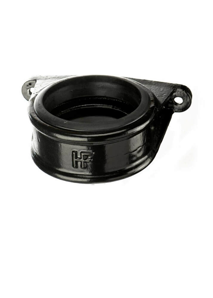 Push Fit Cast Iron Eared Soil Push Fit Socket - 100mm