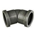 Floplast Grey Push Fit Waste Bend - 135 Degree X 50Mm