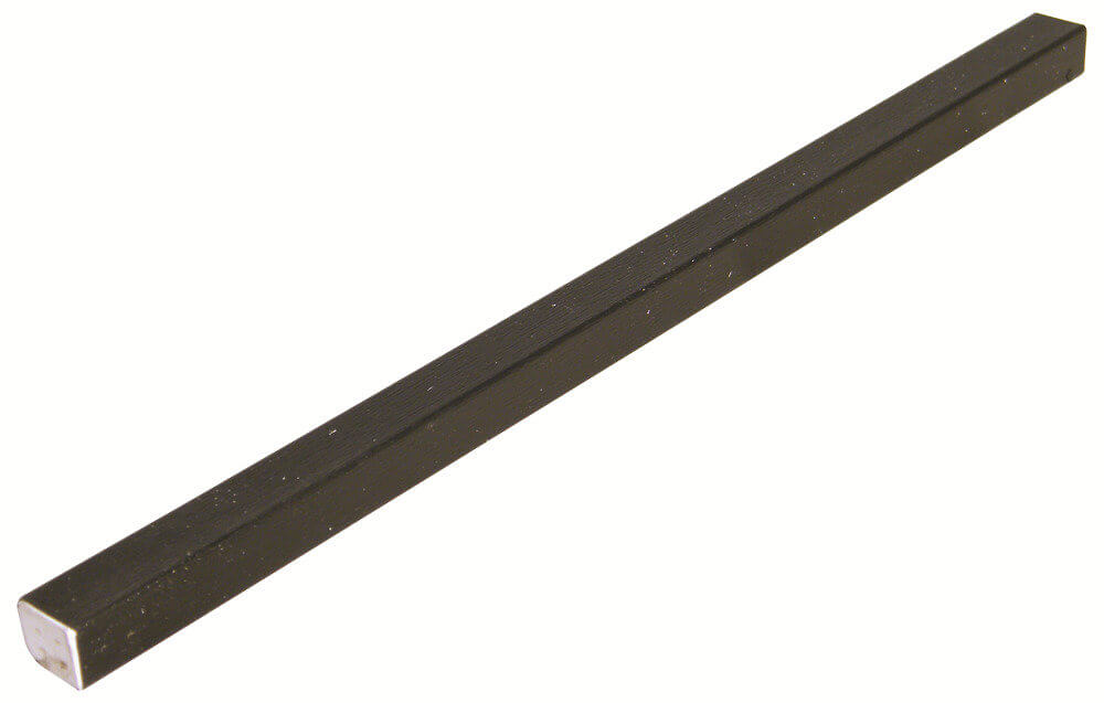 PVC Square Section - 15mm x 5mtr Black Ash