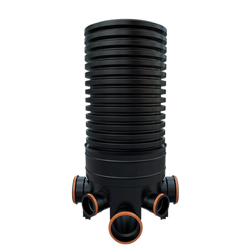Inspection Chamber Set - 450mm Diameter x 1030mm Depth with 160mm Channel andamp; 160mm andamp; 110mm Inlets