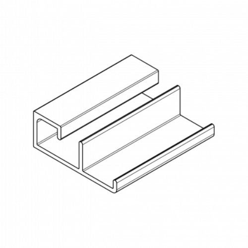 Aluminium Cladding Starter Trim - 2825mm Natural Oak