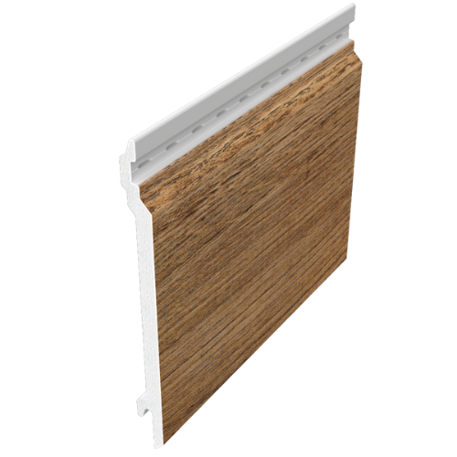 Naturale Wood Effect Cladding With V-Groove - 150mm x 5mtr Malted Oak - Pack of 4