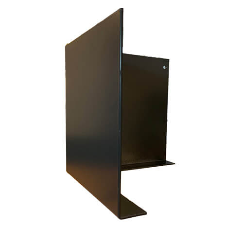 Aluminium Fascia L Profile External 90 Degree Corner - 175mm x 2mm Anthracite Grey