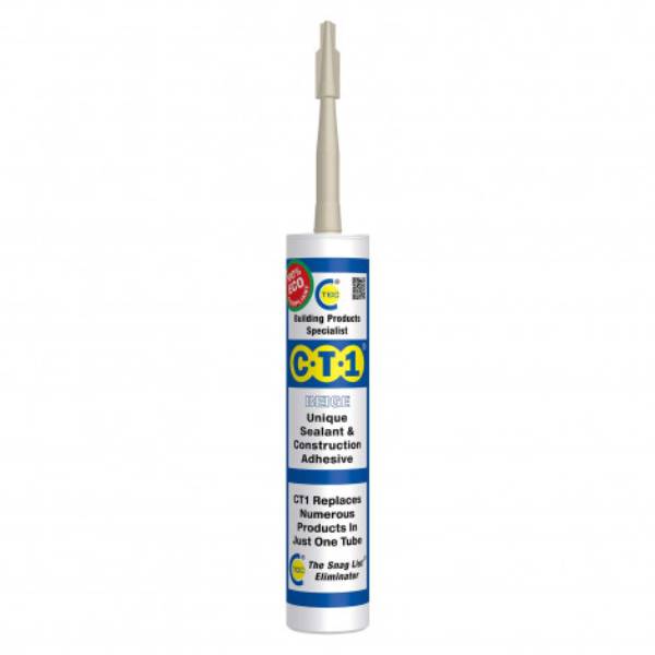 CT1 Sealant andamp; Construction Adhesive - Beige 290ml