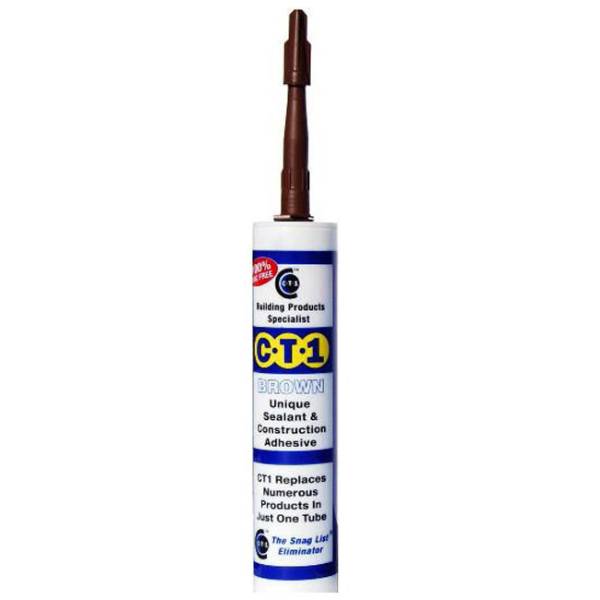 CT1 Sealant andamp; Construction Adhesive - Brown 290ml