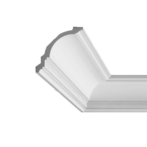 Cornice Moulding Axxent Collection - 2000mm x 118mm x 117mm Oxford Style White