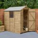 Forest Garden Apex Overlap Shed - 6' x 4'