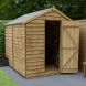 Forest Garden Apex Overlap Shed - No Window - 8' x 6'