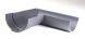 Cast Iron Deep Half Round Gutter Right Hand Angle - 90 Degree x 100mm Primed