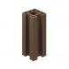 Clarity Composite Fencing End Post - 125mm x 3000mm Walnut