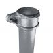Cast Iron Round Eared Downpipe - Socket On One End - 75mm x 1829mm Primed