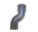 Cast Iron Round Downpipe Offset - 75mm Projection 100mm Primed