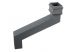 Cast Iron Rectangular Downpipe - 610mm Front Projection 100mm x 75mm Primed