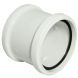 FloPlast Ring Seal Soil Coupling Double Socket - 110mm White