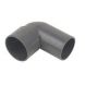 Solvent Weld Waste Bend Swivel Male and Female - 90 Degree x 32mm Grey