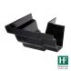 Cast Iron Moulded Ogee Gutter External Angle - 90 Degree x 100mm Black