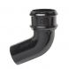 Cast Iron Round Downpipe Bend - 112.5 Degree x 65mm Black