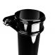 Cast Iron Round Eared Downpipe - Socket On One End - 100mm x 1829mm Black