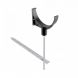 Cast Aluminium Half Round Gutter Rise and Fall Bracket - 125mm Black