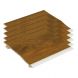 Shiplap Cladding - 150mm x 5mtr Golden Oak - Pack of 5