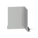 Aluminium Fascia J Profile Internal 90 Degree Corner - 150mm x 2mm White