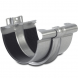 Steel Gutter Union With Bracket - 150mm Galvanised