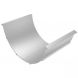 Aluminium Beaded Half Round Gutter Union - 125mm PPC Finish