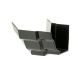 Cast Iron H16 Ogee Gutter External Angle - 135 Degree x 150mm Black