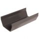 FloPlast Square Gutter - 114mm x 3mtr Anthracite Grey